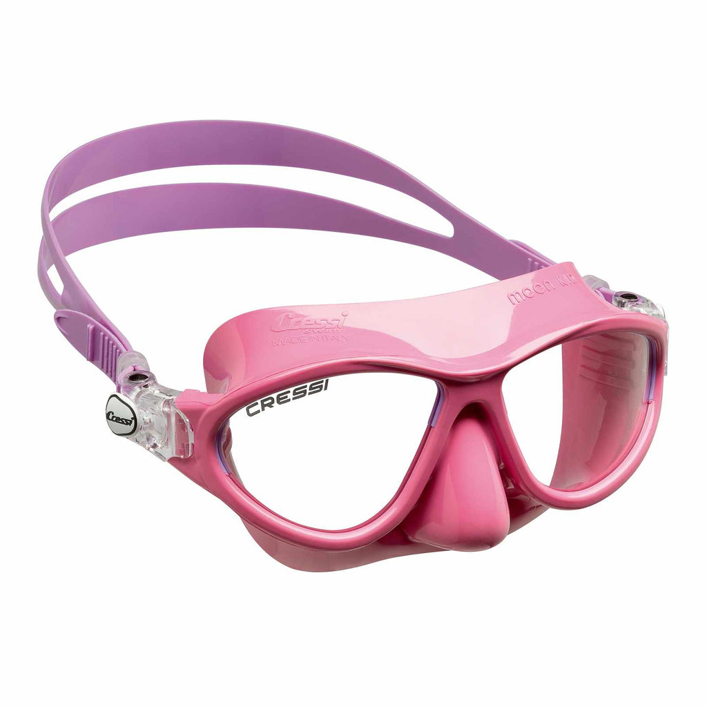 Snorkeling Silicone Mask Moon Kid Colorama Pink-Lilac Cressi DN200740