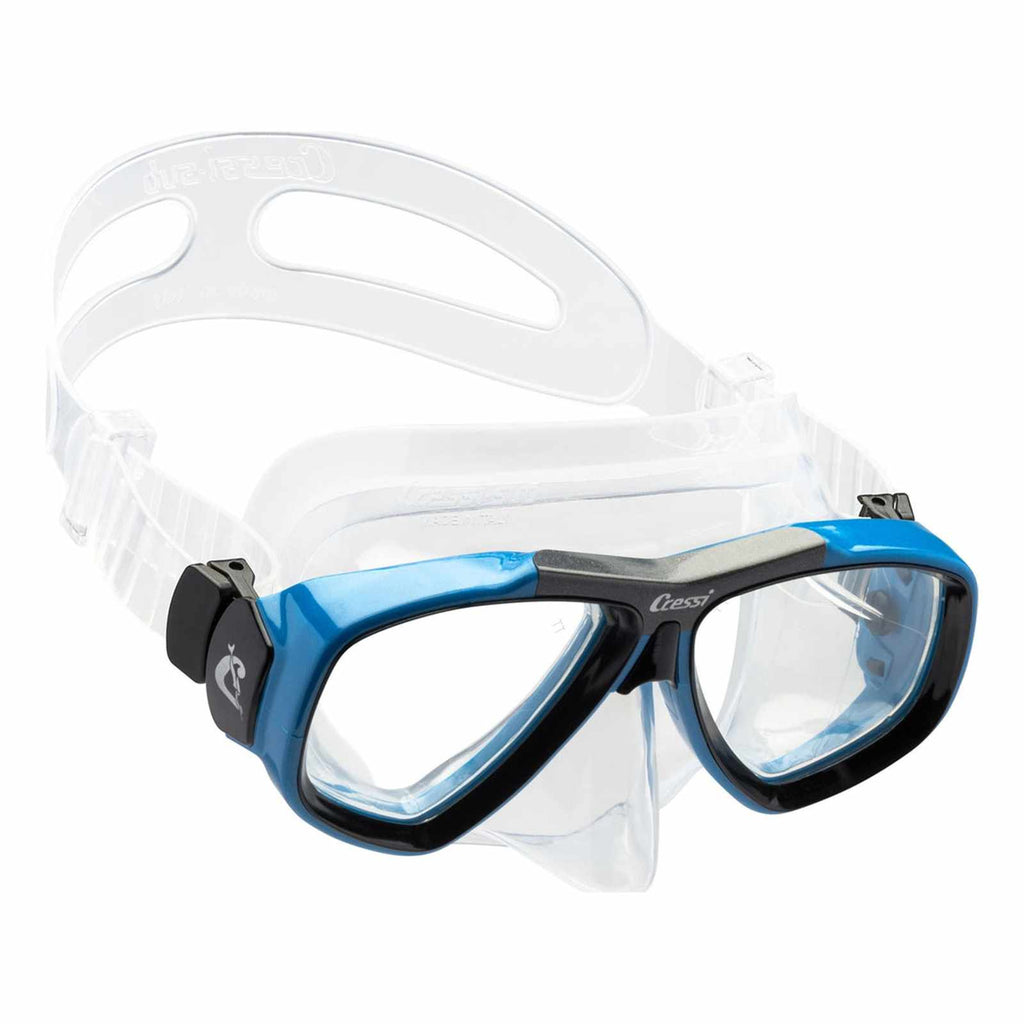 Diving Silicone Mask Focus Transparent-Blue Cressi DS241020