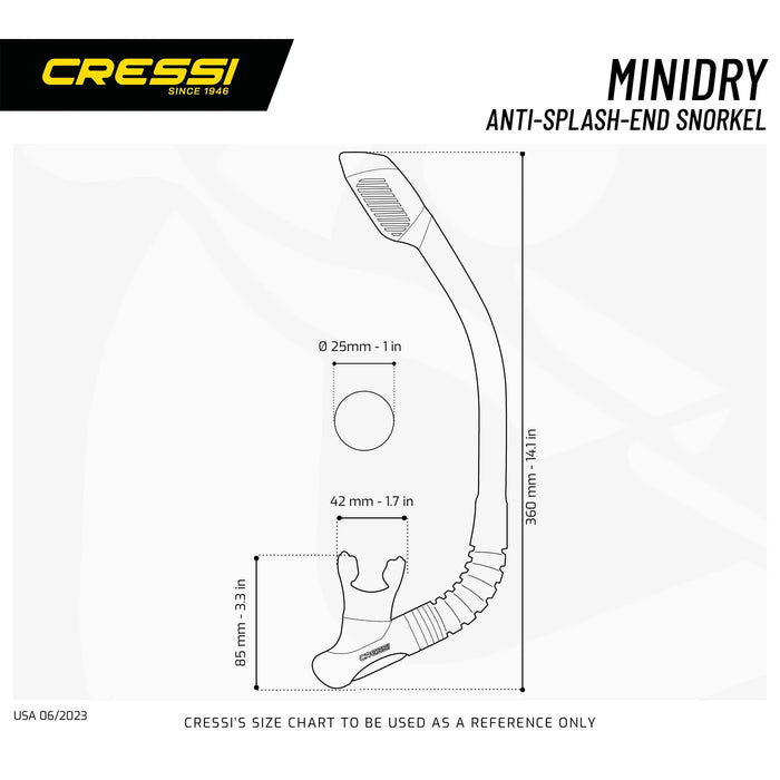 Snorkel Cressi Supernova Dry