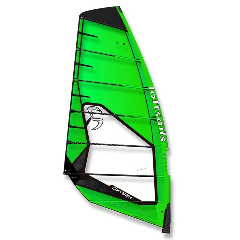 Voile de planche à voile Oxygen Verte 2024-2025 Taille 7.0 Loftsails LS060012570