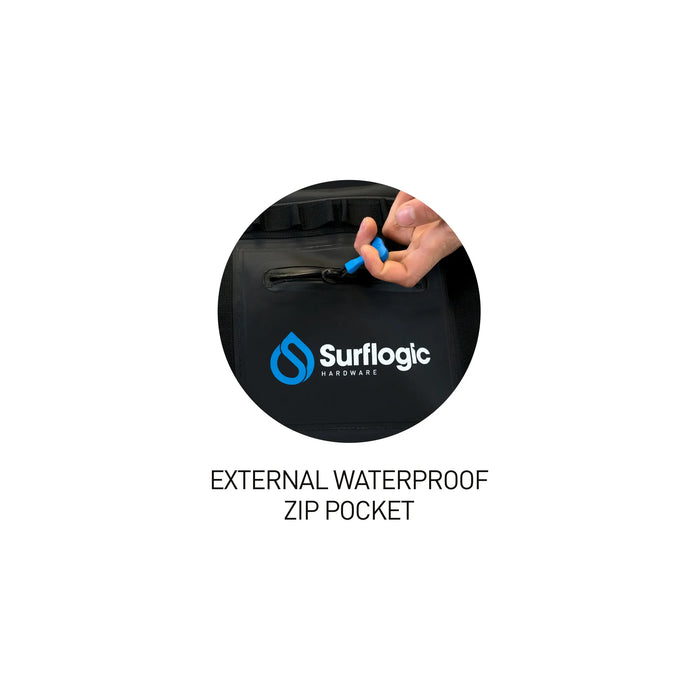 Bolsa impermeable de 50L Negra Surflogic