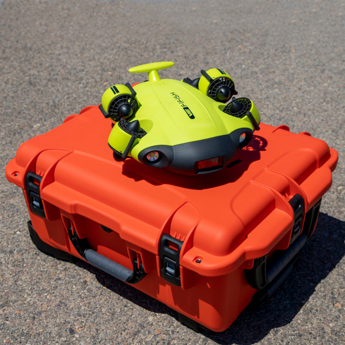 Maleta profesional naranja para drones Fifish Movesea