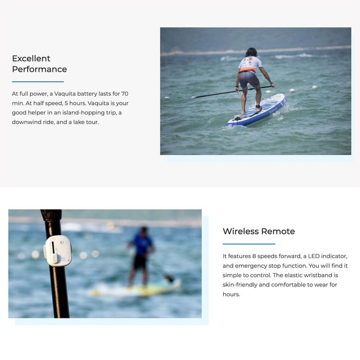 Motor ligero para Stand Up Paddle Boards Vaquita Epropulsion