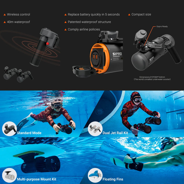 Underwater Scooters Lefeet S1 Pro Lefeet