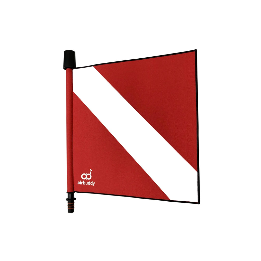 Red and white flag AirBuddy