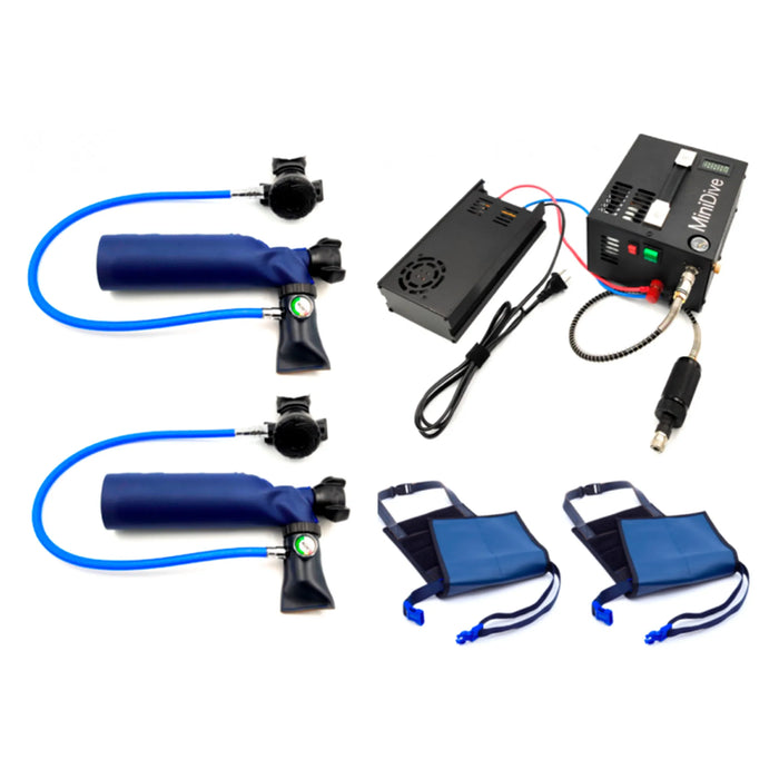 Dive System Pro+ Alu 0,8L Harness MiniDive
