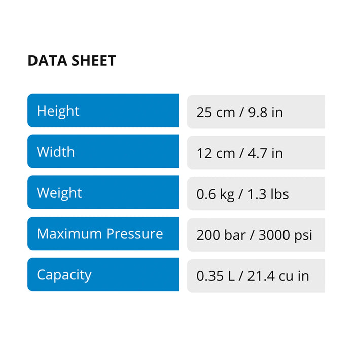 Dive Systems Evo+ Carbon 0,35L MiniDive