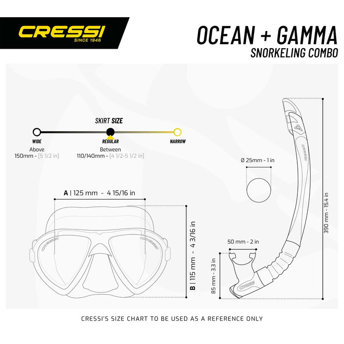 Kit de Snorkel Ocean Vip Cressi