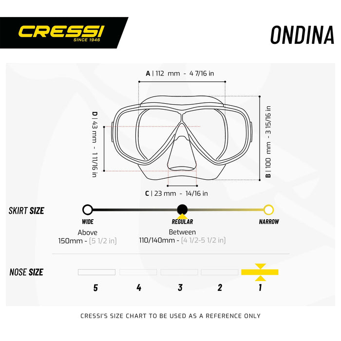 Snorkeling Kit Ondina Vip Jr Cressi