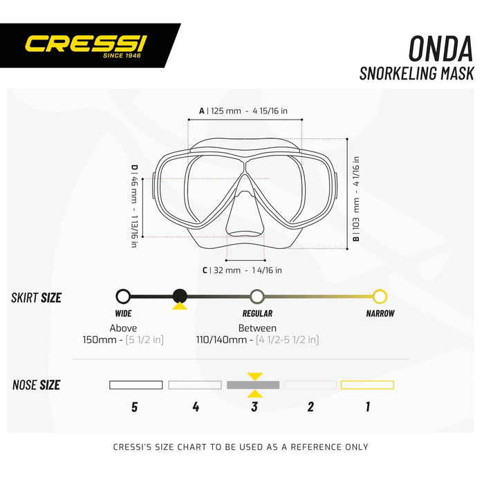 Máscara de Snorkel Onda Cressi