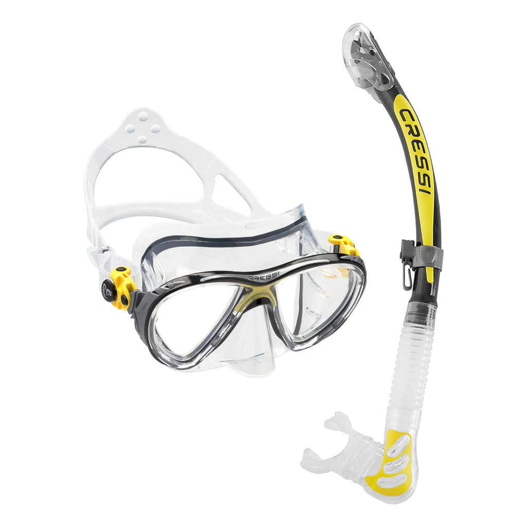 Kit de Snorkel Evo Big Eyes + Alpha Ultra Dry Cressi