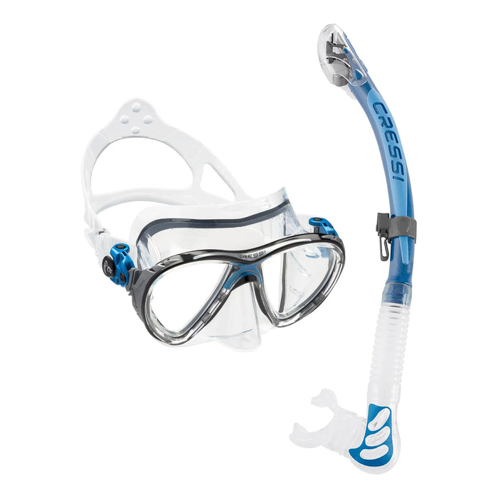 Kit de Snorkel Evo Big Eyes + Alpha Ultra Dry Cressi