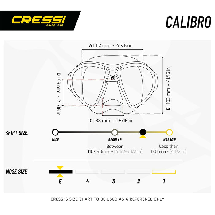 Scuba Diving Mask Calibro Cressi