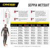 Wetsuit Top for Fishing Seppia Men Cressi